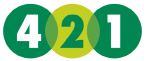 421 Green Circles Logo