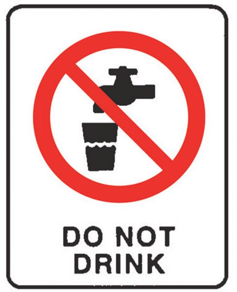 Do Not Drink (Polypropylene)