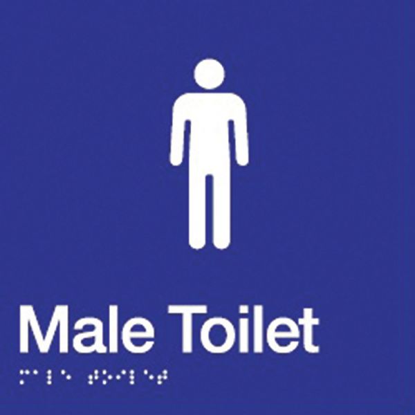 Male Toilet Braille